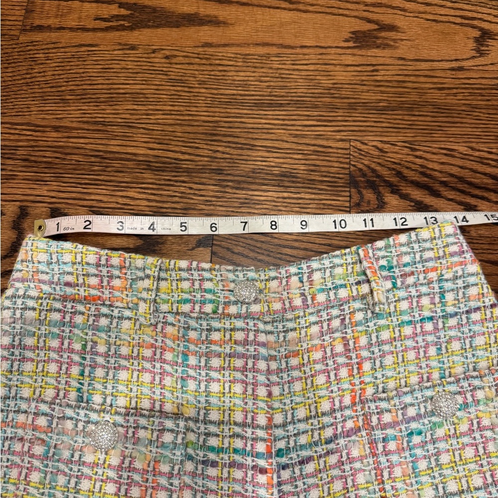 Rainbow Tweed Generation Love Diaz Shorts Sz 4 New With Tags - Picture 15 of 16